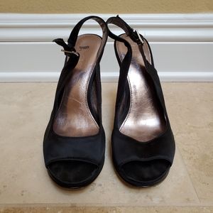 Formal peep toe heels